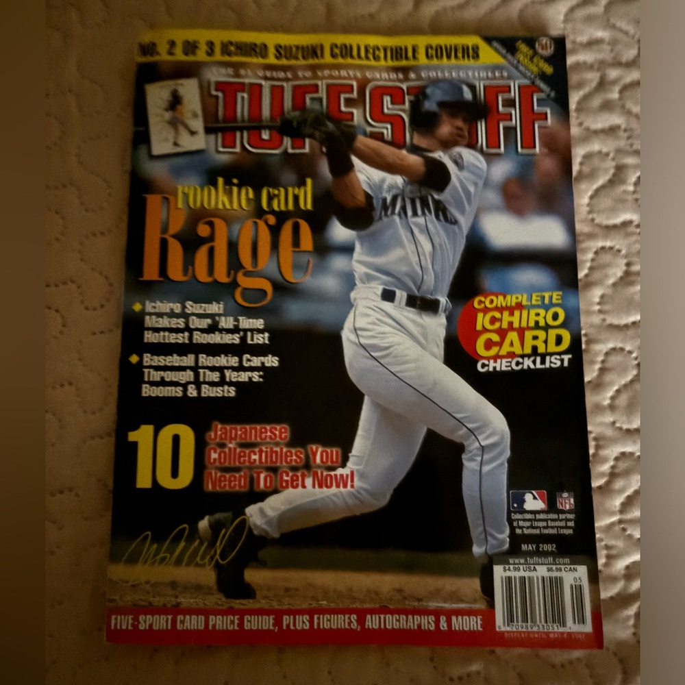 TUFF STUFF Magazine May 2002 Ichiro Suzuki Seattle Mariners